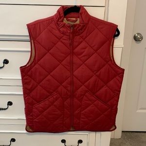 Mens Medium J Crew Quilted Vest